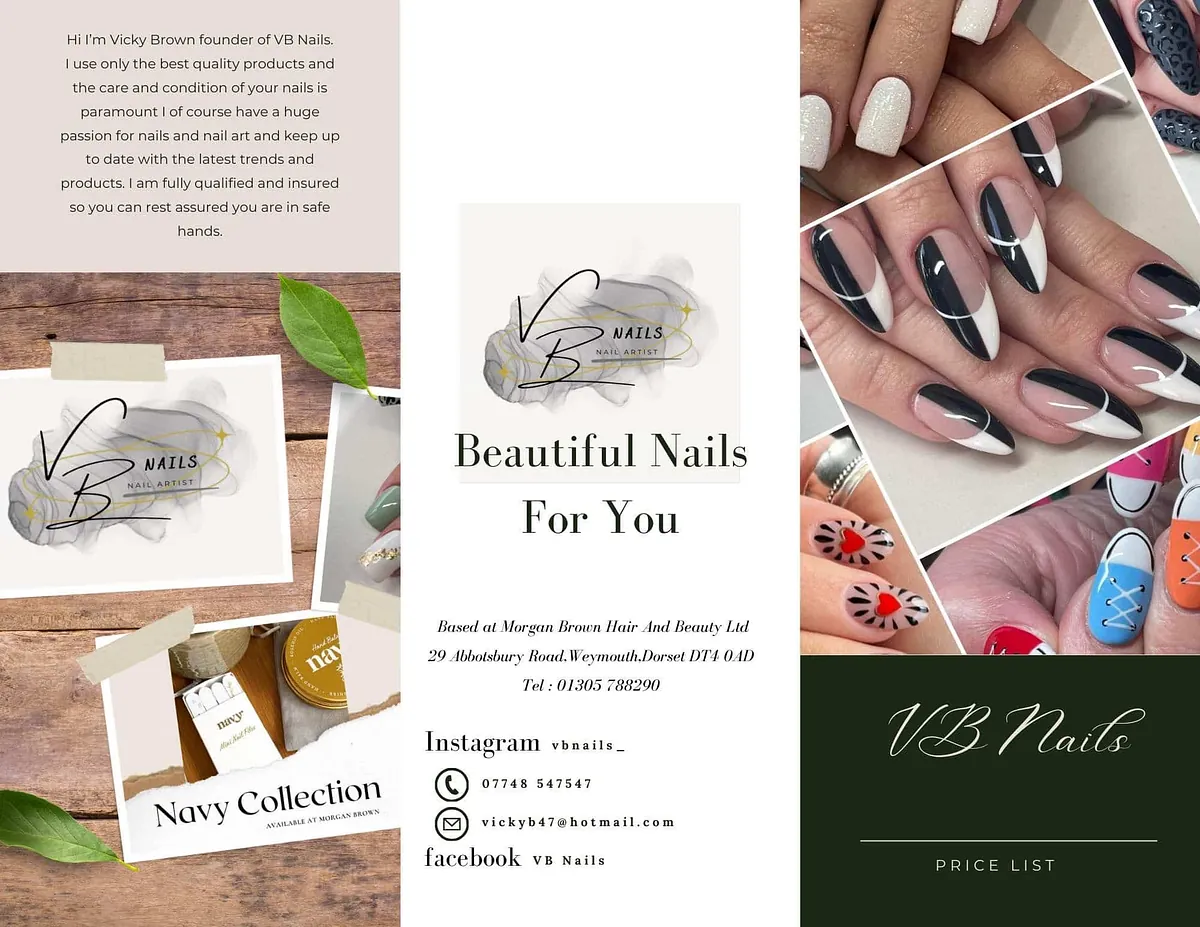 VB Nails price list